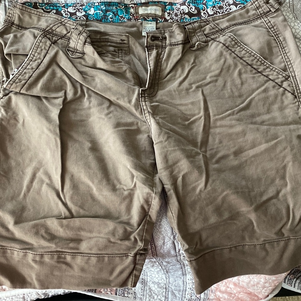 Brown Bermuda shorts